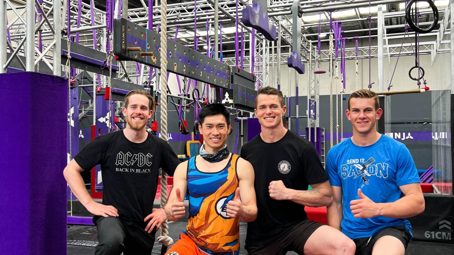 Post 0-5 Post 0 5 uai at a Ninja Warrior gym in Melbourne, Australia.