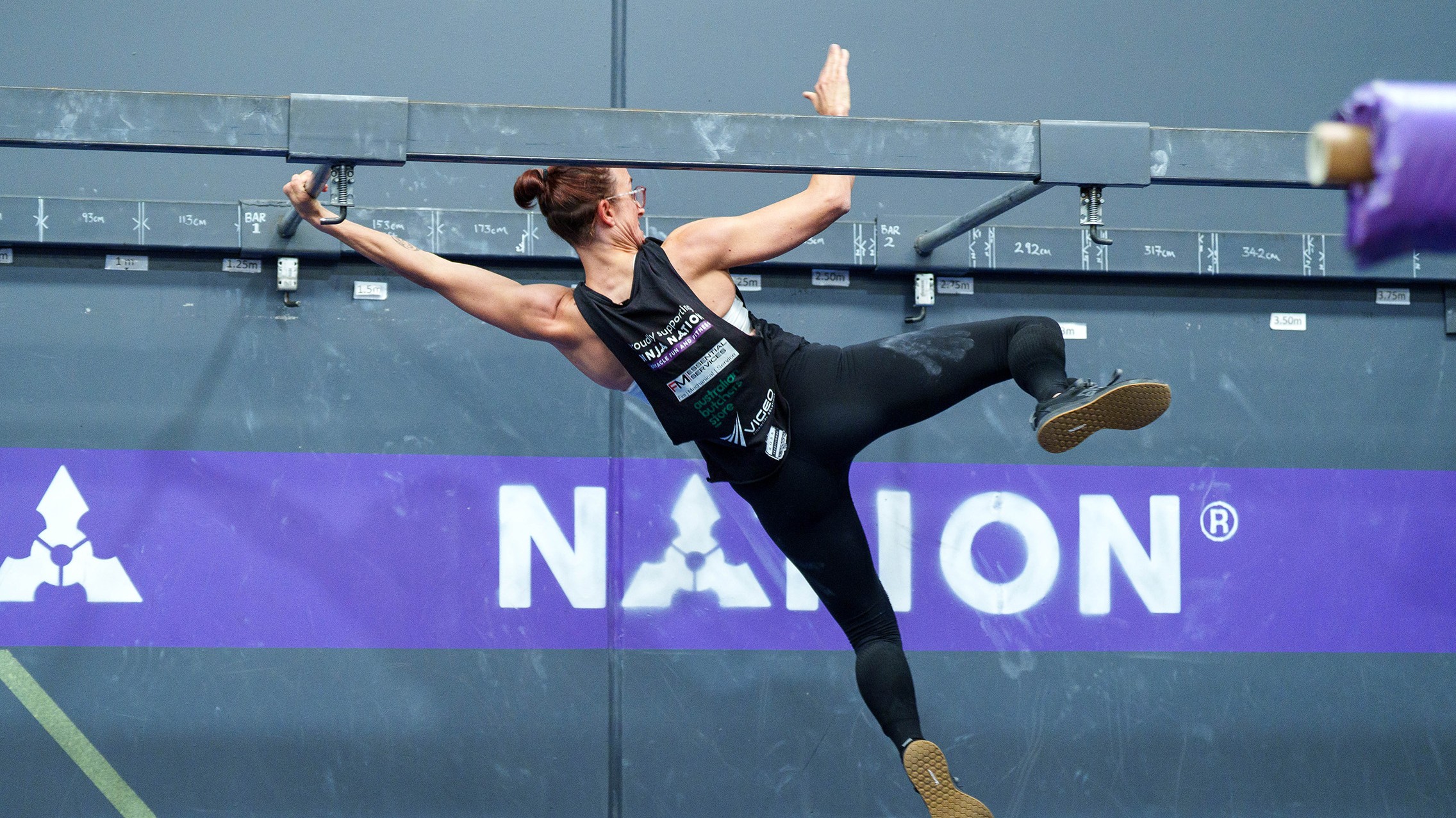 VNL - Speed Course (Geelong Ninjas) Ninja VCL Comp March 2026 52 uai at a Ninja Warrior gym in Melbourne, Australia.