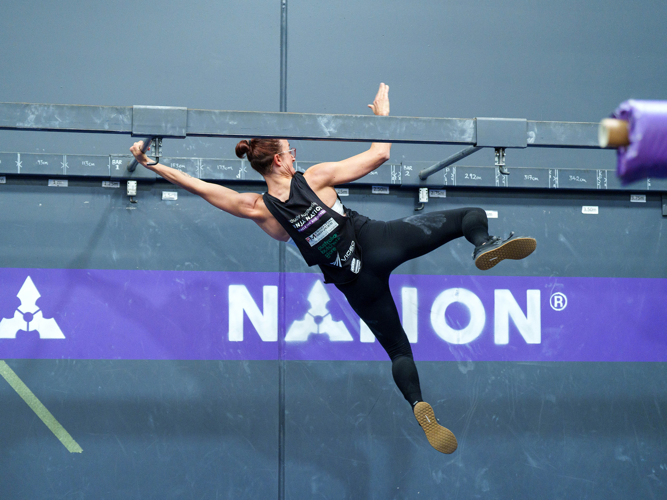 VNL - Speed Course (Geelong Ninjas) Ninja VCL Comp March 2026 52 at a Ninja Warrior gym in Melbourne, Australia.