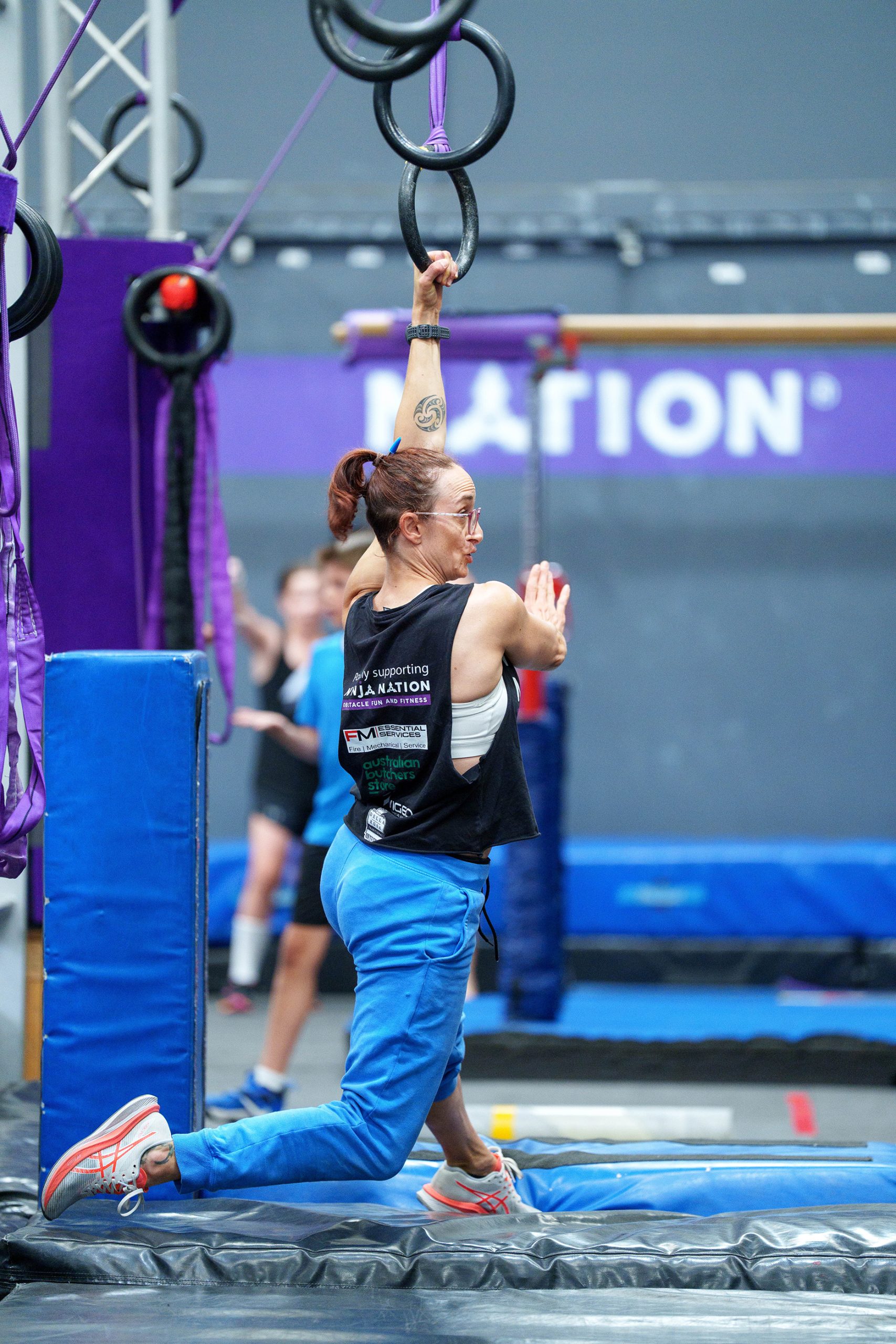 NCL - SA Ninja Challenge #1 Ninja VCL Comp March 2026 5 scaled at a Ninja Warrior gym in Melbourne, Australia.