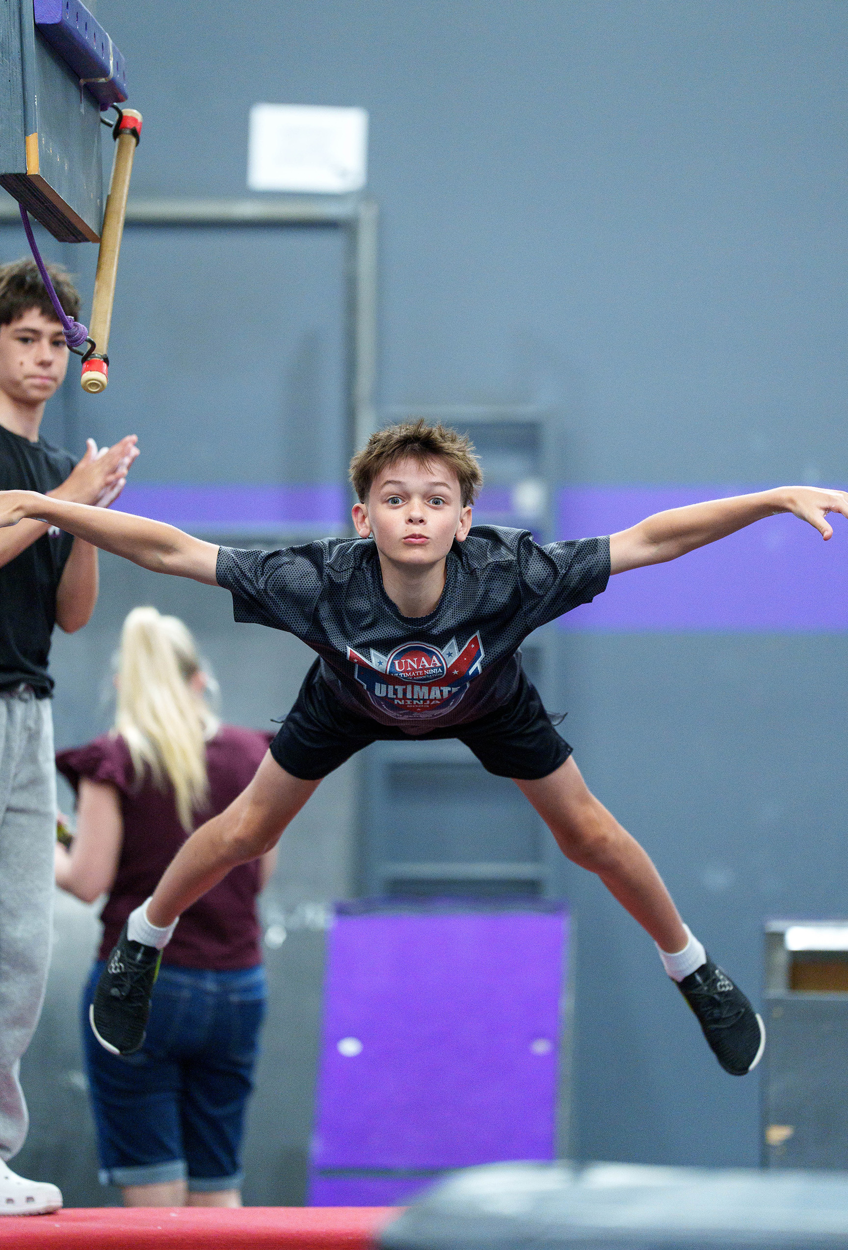 VNL - Head to Head (Compound) Ninja VCL Comp March 2026 9 at a Ninja Warrior gym in Melbourne, Australia.